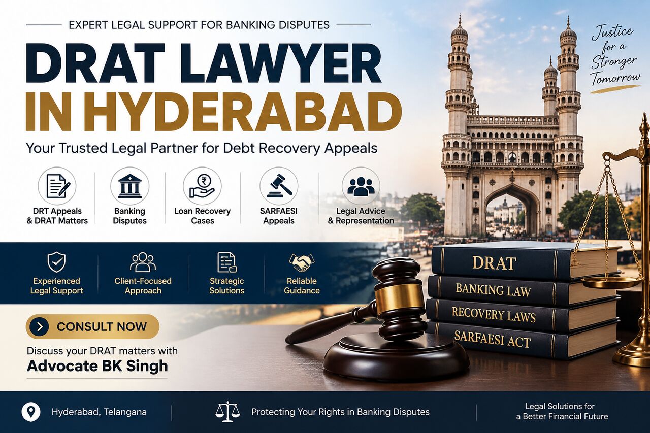 Hyderabad, Legal, Why Hire A DRAT Lawyer In Hyderabad For Appealing Against DRT Orders?