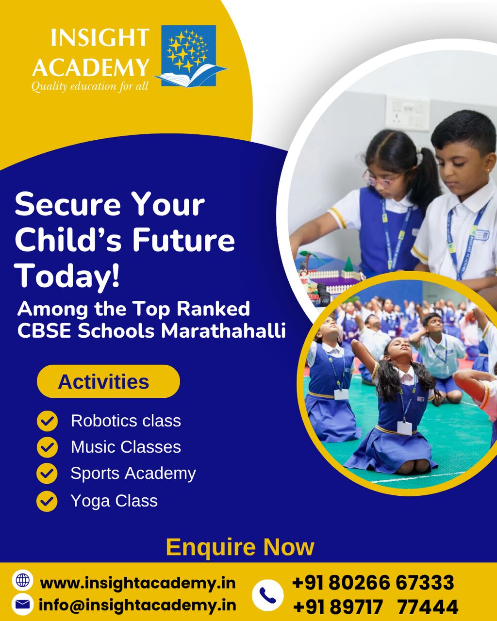 Bangalore, Local News, CBSE School In Marathahalli | Insight Academy