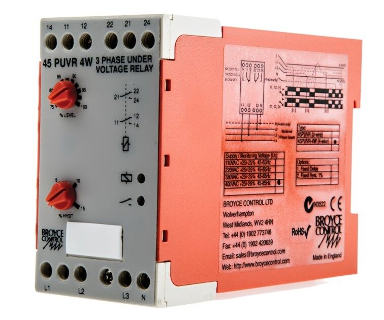 London, Electronics, GBP 77,  Purchase Broyce Control Monitoring Relay | Phase Control | Pfr Relay | EnrgTech