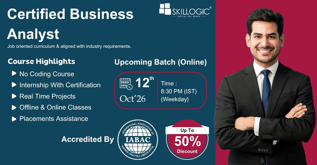New Delhi, Education, SKILLOGIC Business Analyst Offline Course In Delhi