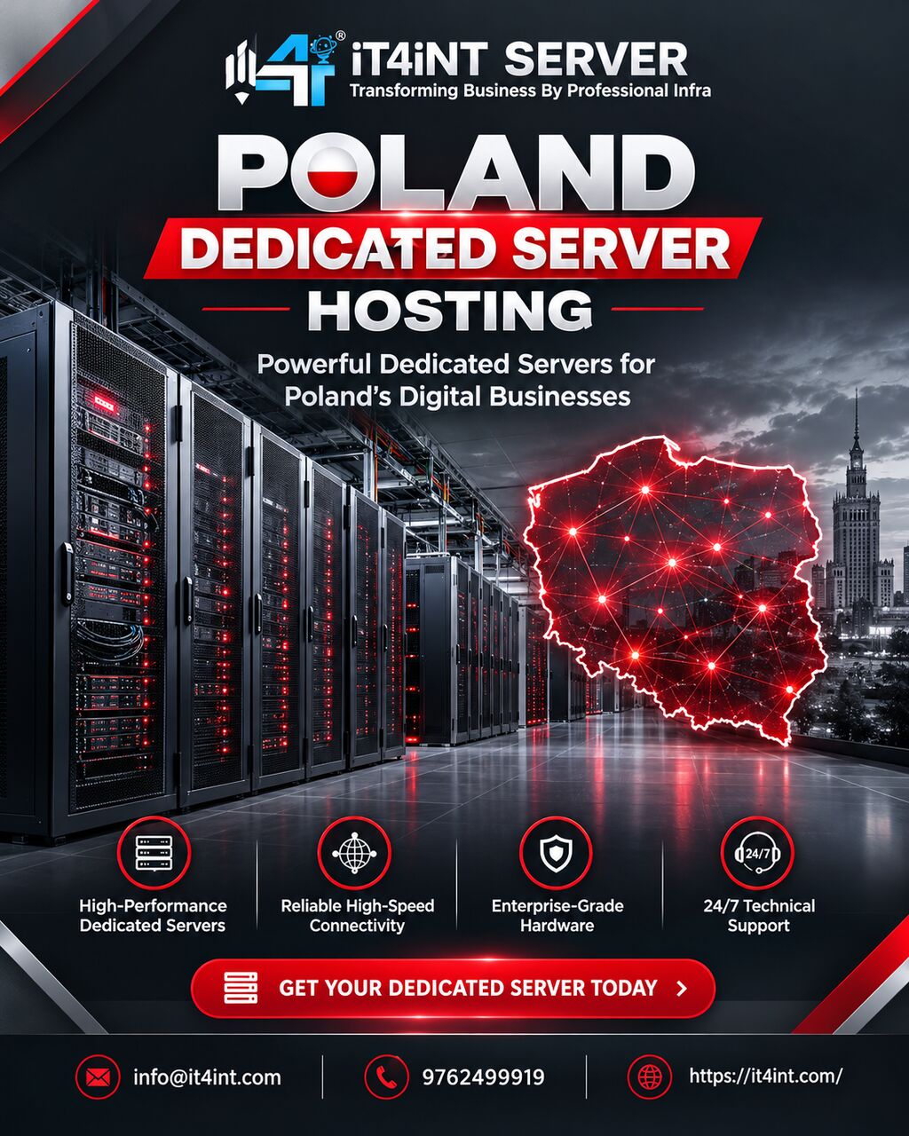 Mumbai, Marketing, Reliable Poland Dedicated Server Hosting For Growing Businesses