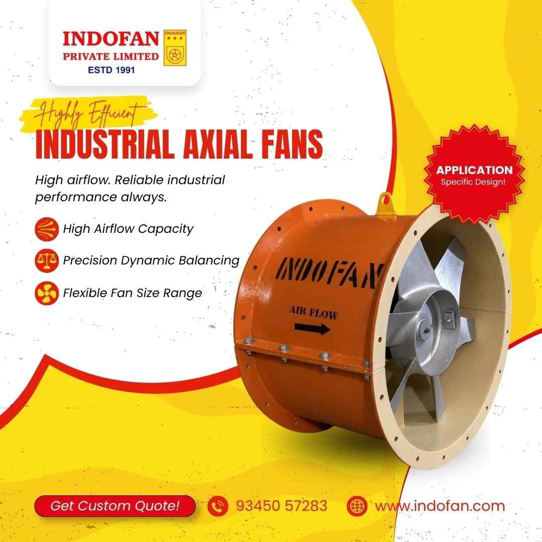 Mumbai, Machinery, Trusted Axial Fan Manufacturers In India For Industrial Applications