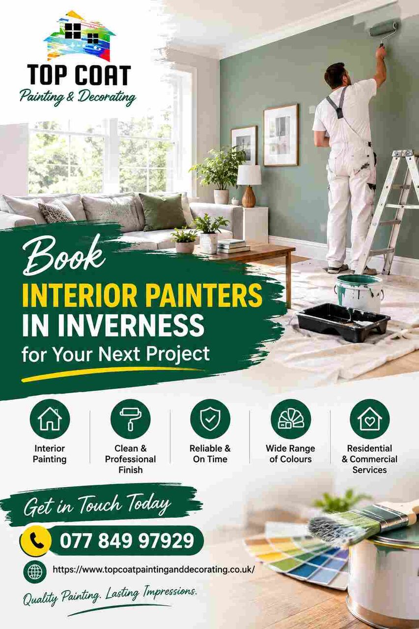 London, Household, Book Interior Painters In Inverness For Your Next Project