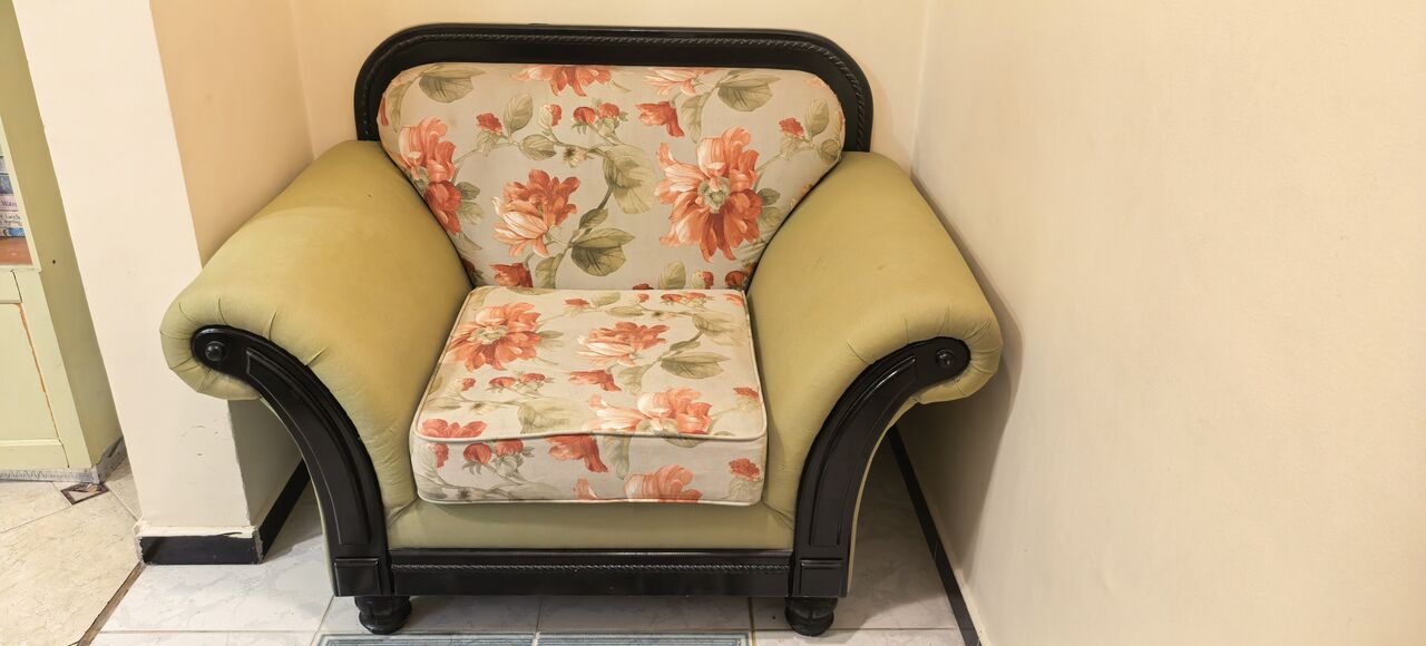 Khobar, Furniture, SAR 600,  Green Themed Sofas (3+2+1+1 Seaters)