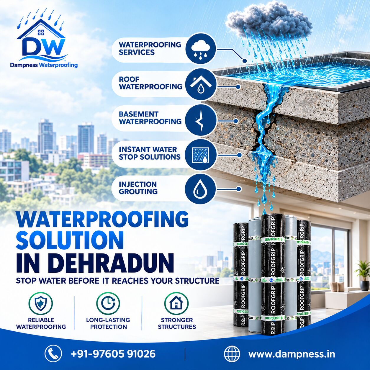 Mumbai, Business, Roof Waterproofing Dehradun