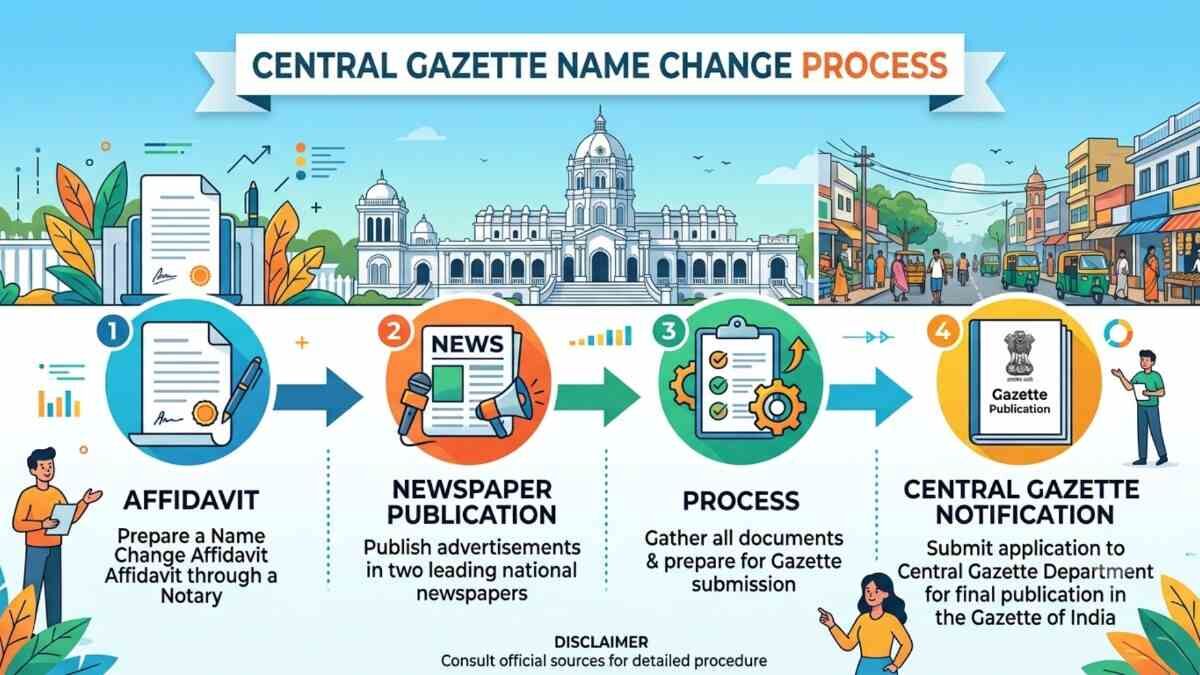 New Delhi, Legal, Apply Online For Gazette Name Change Process In Agartala