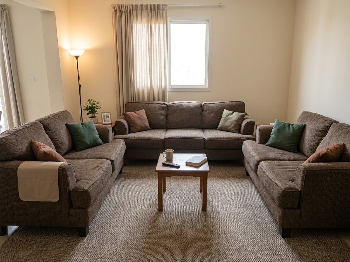 Riyadh, Furniture, SAR 2000,  7-SEATER SOFA SET &ndash; VERY GOOD CONDITION!