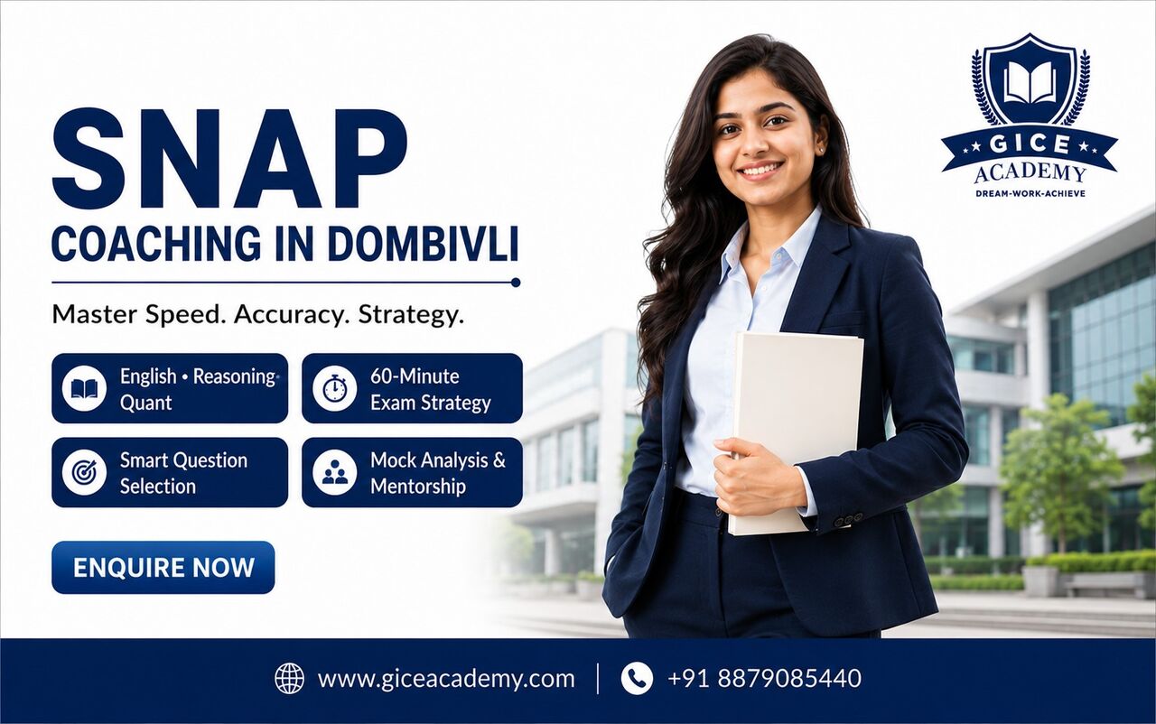 Mumbai, Education, SNAP Coaching Classes In Dombivli | GICE Academy