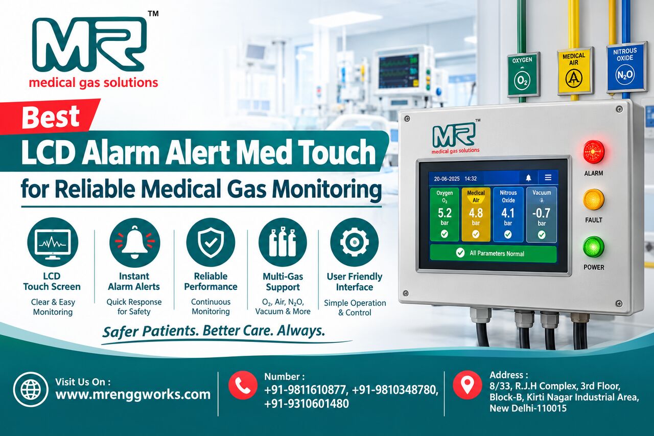 New Delhi, Medical, Best LCD Alarm Alert Med Touch For Reliable Medical Gas Monitoring