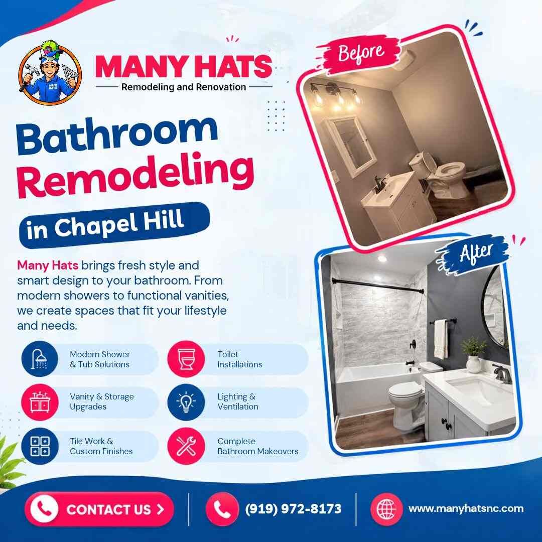 New York, Construction, Bathroom Remodeling In Chapel Hill | Manyhats
