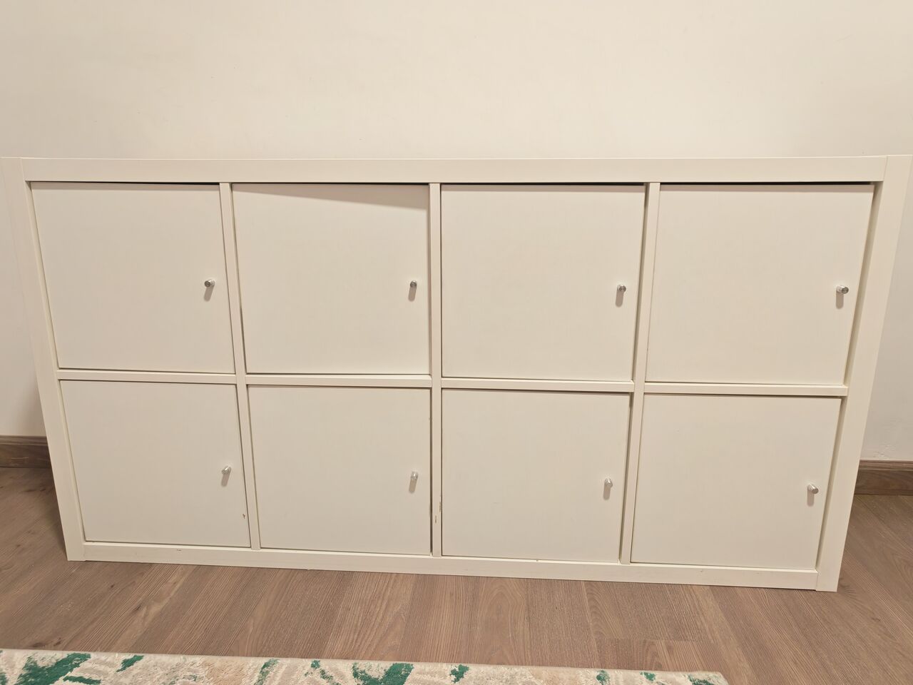 Sulai, Furniture, SAR 300,  White IKEA Storage Cabinet &ndash; 8 Doors