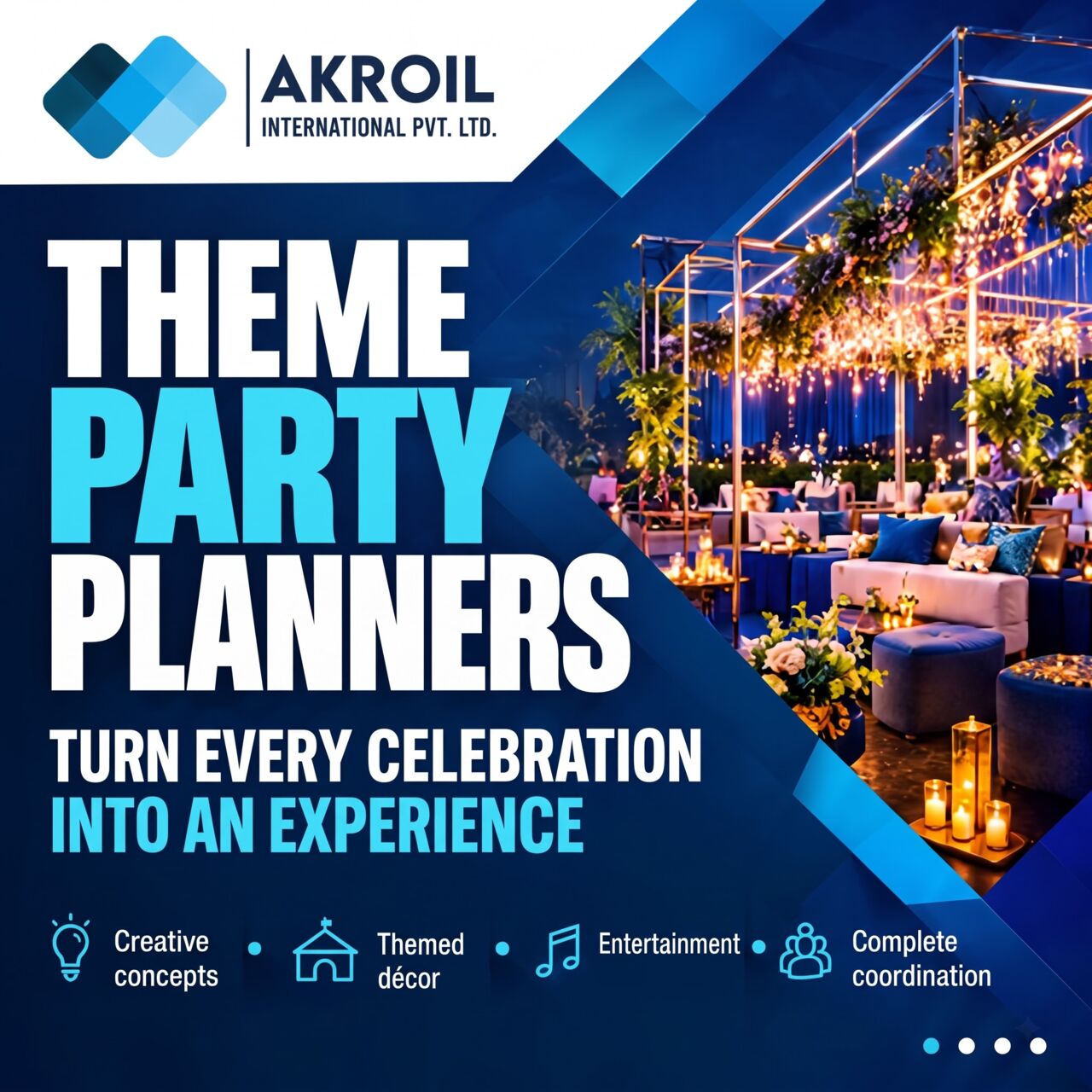 Laxmi Nagar, Events, Corporate Theme Party Management For Employee Engagement