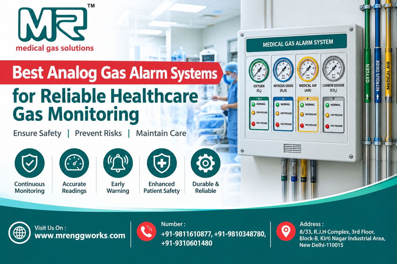 New Delhi, Medical, Best Analog Gas Alarm Systems For Reliable Healthcare Gas Monitoring