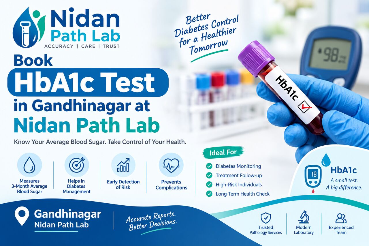 Ahmedabad, Health, Book HbA1c Test In Gandhinagar - Nidan Path Lab