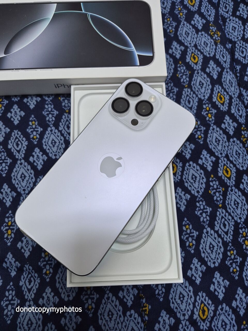 Al Rahmaniyah, Mobile Phones, SAR 3250,  IPhone 16 Pro Max 256gb White Titanium