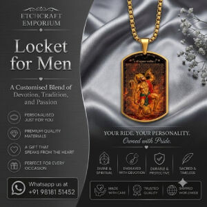 New Delhi, Jewelry, Where Can You Find A Stylish Locket For Men