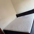 BHD 80,  King Size Bed With Mattress/side Table/book/shelvestea Table