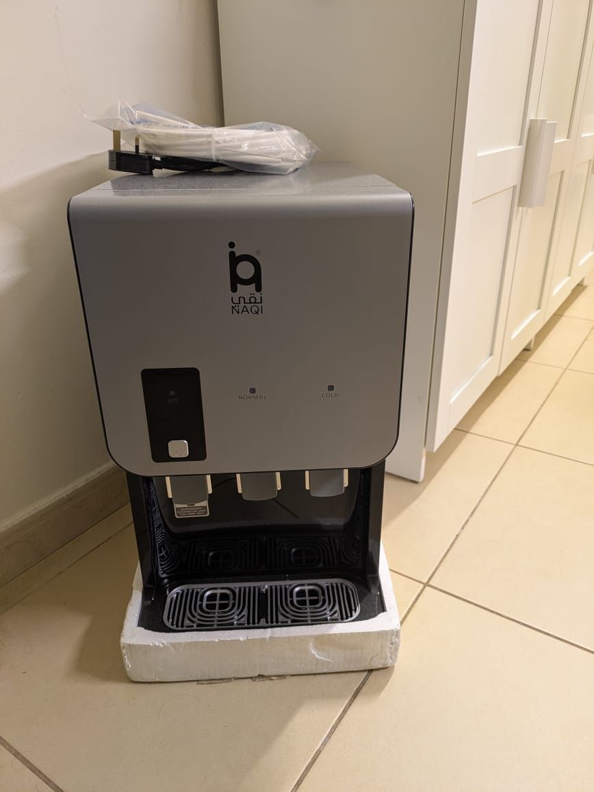 Jeddah, Appliances, SAR 1199,  Naqi Pro Extra C 580W Water Dispenser, Silver With Self-filling 4-stage Internal Filter