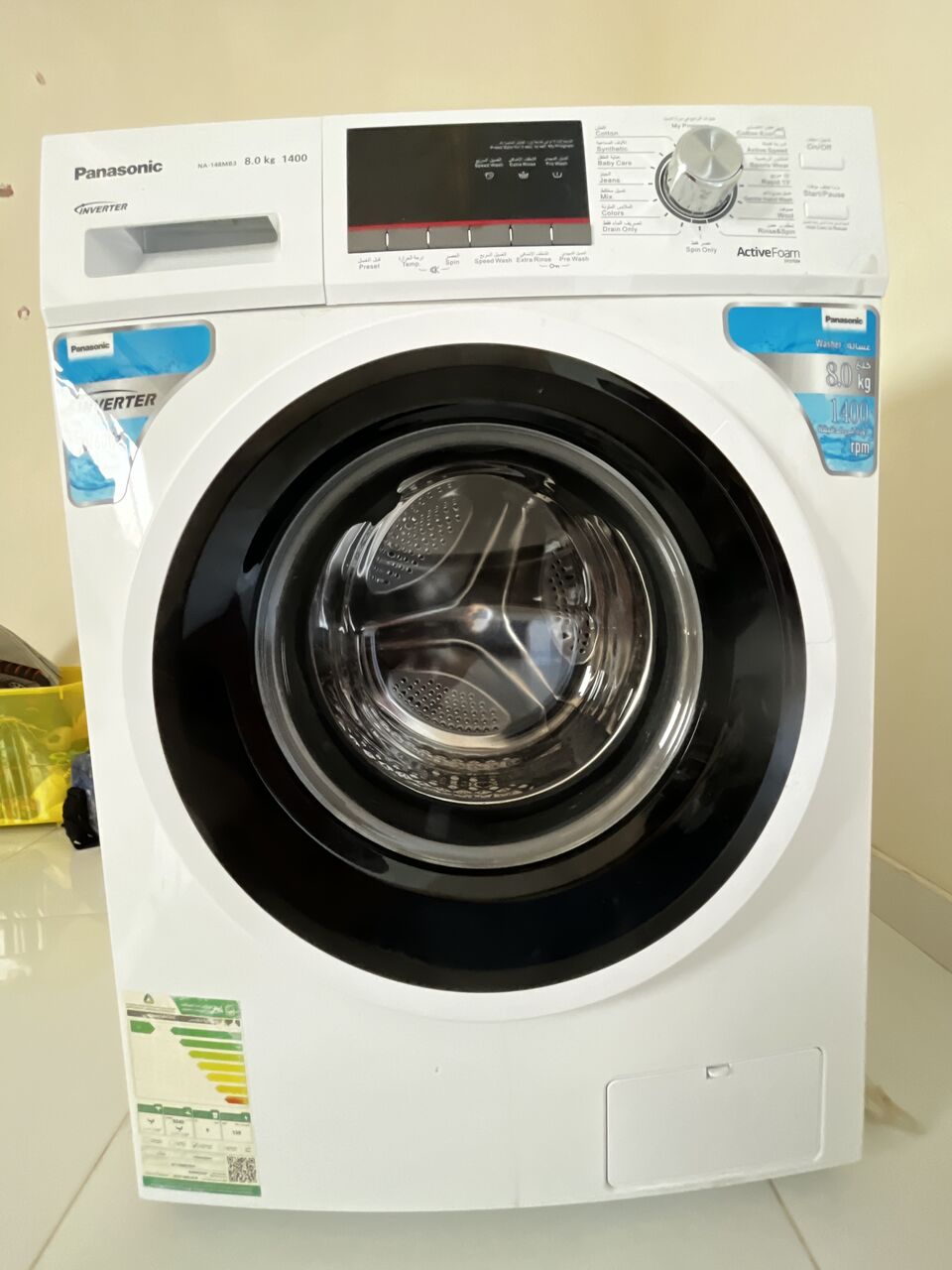 Dammam, Electronics, SAR 700,  Panasonic 8kg Front Load 4.5 Years Used