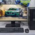 BHD 108,  Dell Core I7 7th Gen PC RAM 8GB SSD 256GB 24" FHD Borderless Monitor FREE WIFI Adapter
