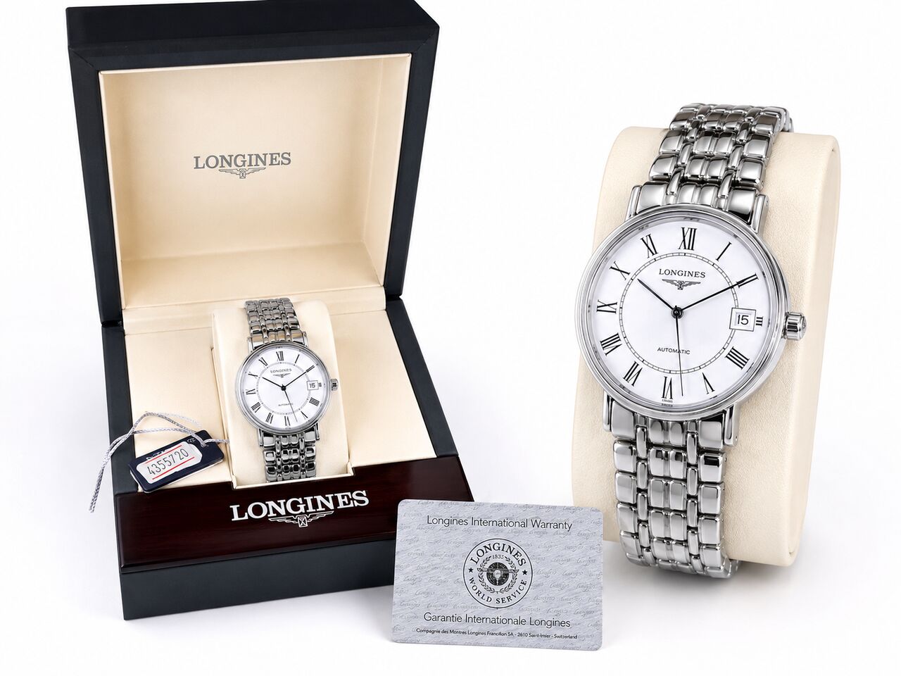 Riyadh, Watches, SAR 3200,  Brand New Longines Présence Automatic (L4.721.4.11.6) - Unworn With Plastics