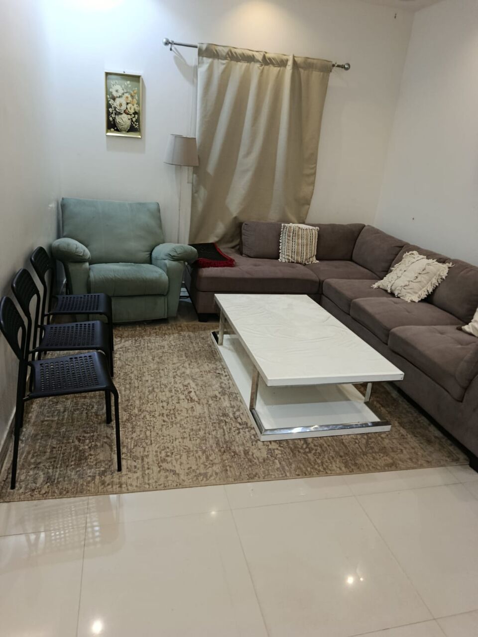 Al Mounsiyah, Rooms for Rent, SAR 1200/month,  Furnished,  1200 P/M Furnished Room Available For Rent For Executive Buechler In  2BHK Flat