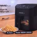 SAR 220,  Prime Plus Air Fryer (8 Liters) With A Digital Display Window And A Power Rating Of 1680W&ndash;