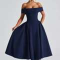 USD 101,  Miranda Midi Dress By Revalline | Glamorous Evening Dresses