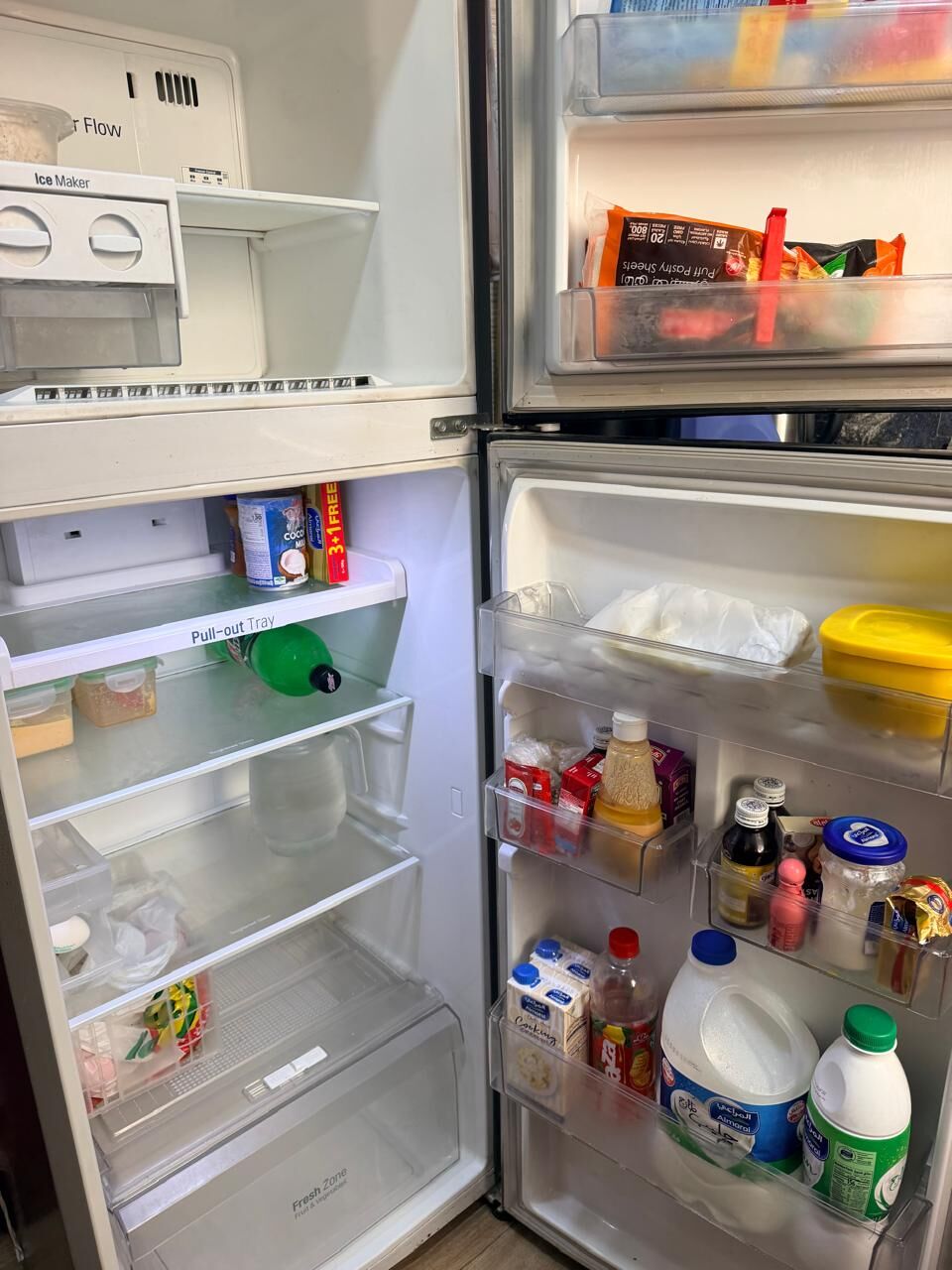 Adliya, Appliances, BHD 50,  Urgent Sale - LG Double Door Fridge, Smart Inverter, Stainless Steel - Adliya