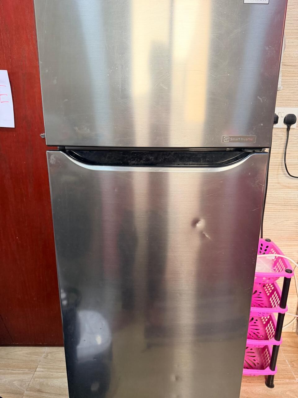 Adliya, Appliances, BHD 50,  Urgent Sale - LG Double Door Fridge, Smart Inverter, Stainless Steel - Adliya