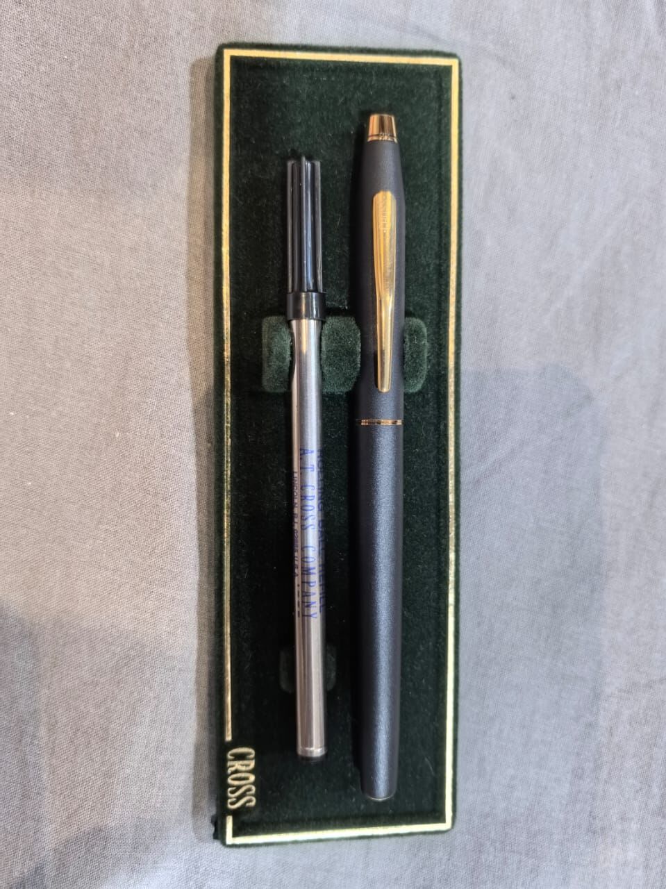Riyadh, Collectibles, SAR 250,  Brand New Cross Classic Century Ballpoint Pen &ndash; Classic Matte Black With 23K Gold Trim