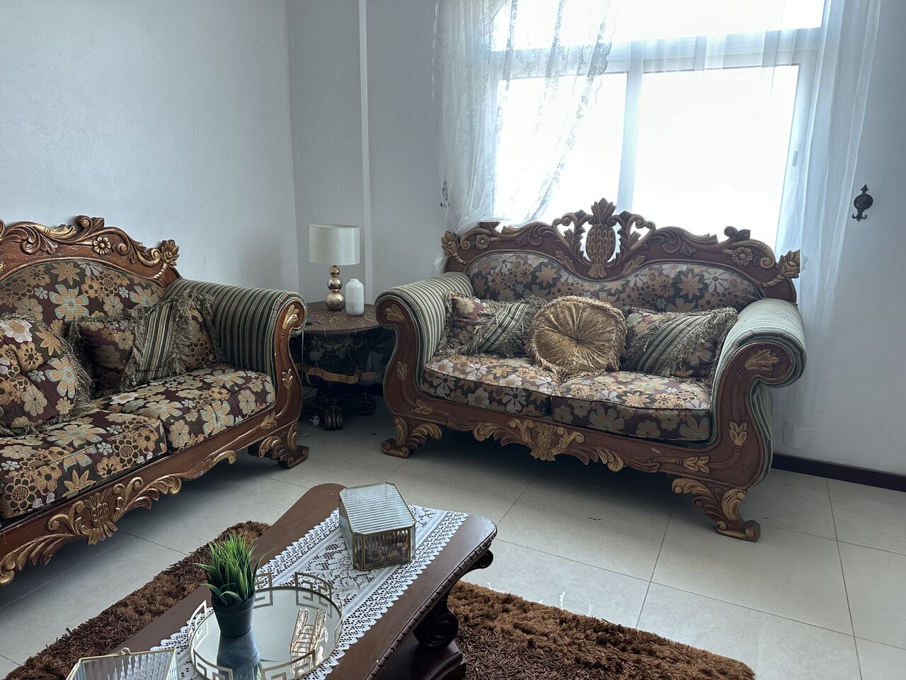 Khobar, Furniture, SAR 1200,  For Sale: Large Sofa Set (6 Pieces) 🛋️
