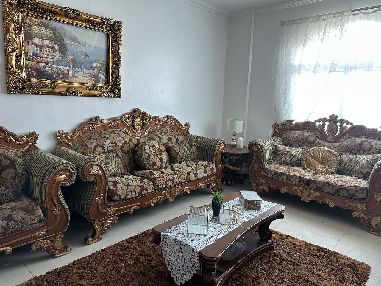 Khobar, Furniture, SAR 1200,  For Sale: Large Sofa Set (6 Pieces) 🛋️