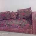 BHD 40,  Urgent Sale :  Floral Printed 2 X 3-seater Sofas Set For Sale.