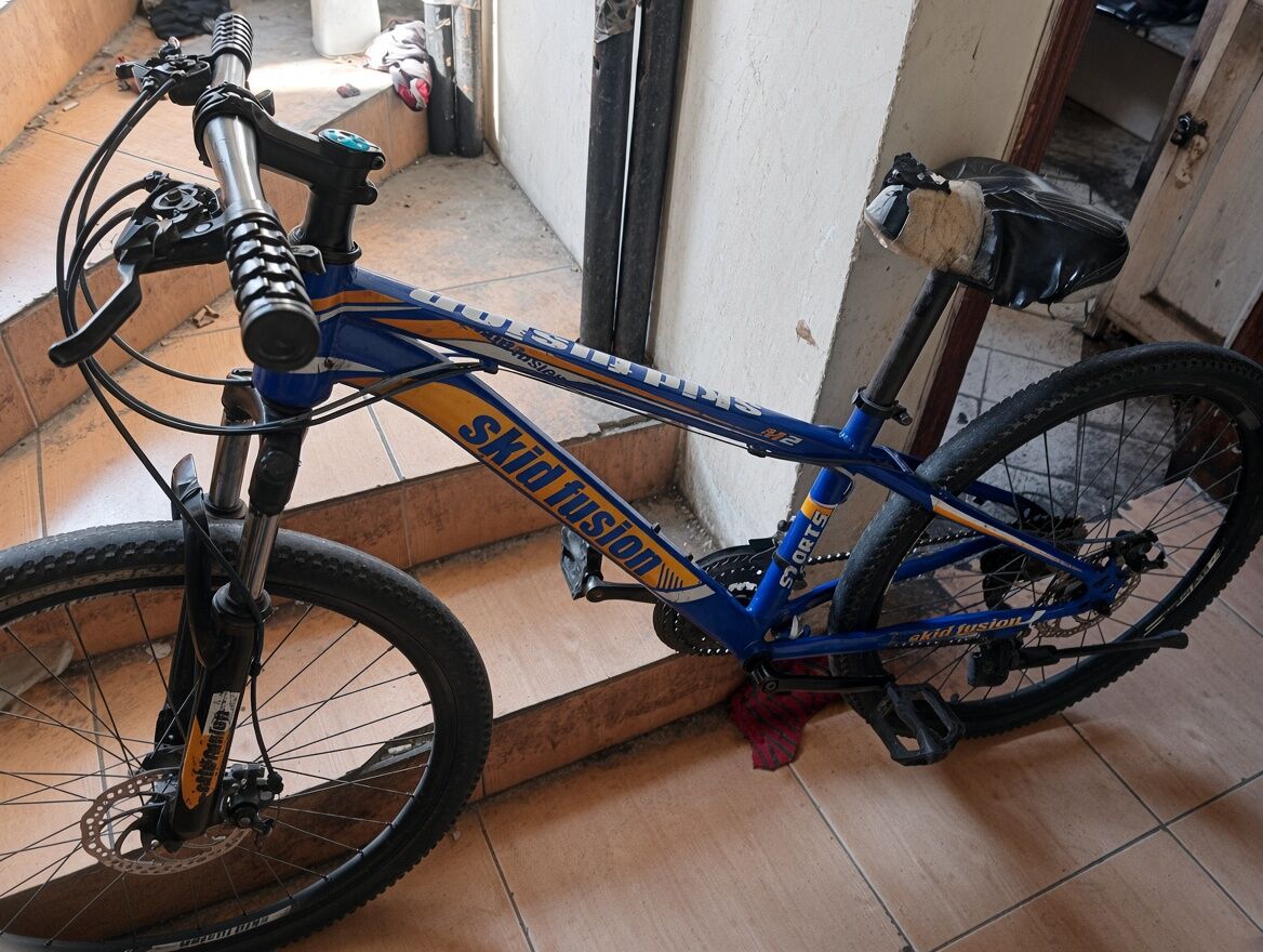 Manama, Items Wanted, Skid Fusion M2 Mountain Bike (Blue) &ndash; Good Condition Brand