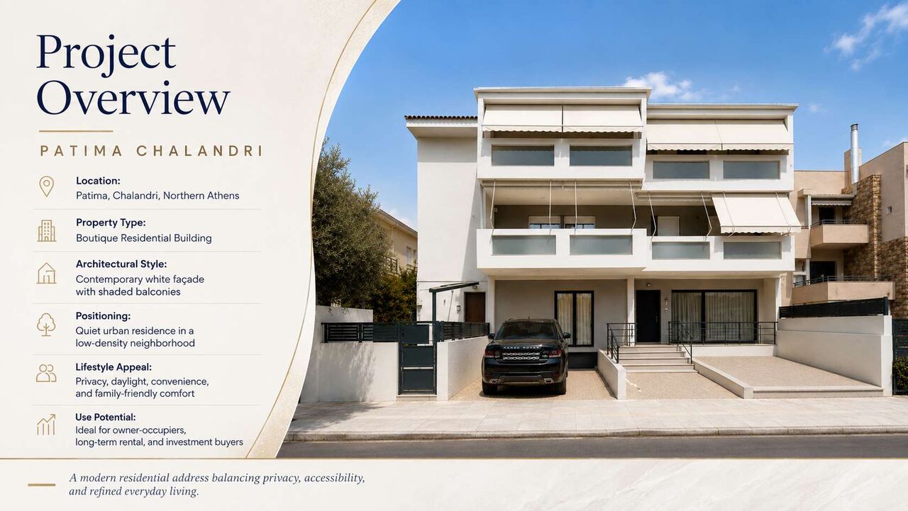 Athens, Real Estate For Sale, EUR 330000,  1 BR,  Santheos ST-025 Patima K1 Apartment In Chalandri, Greece