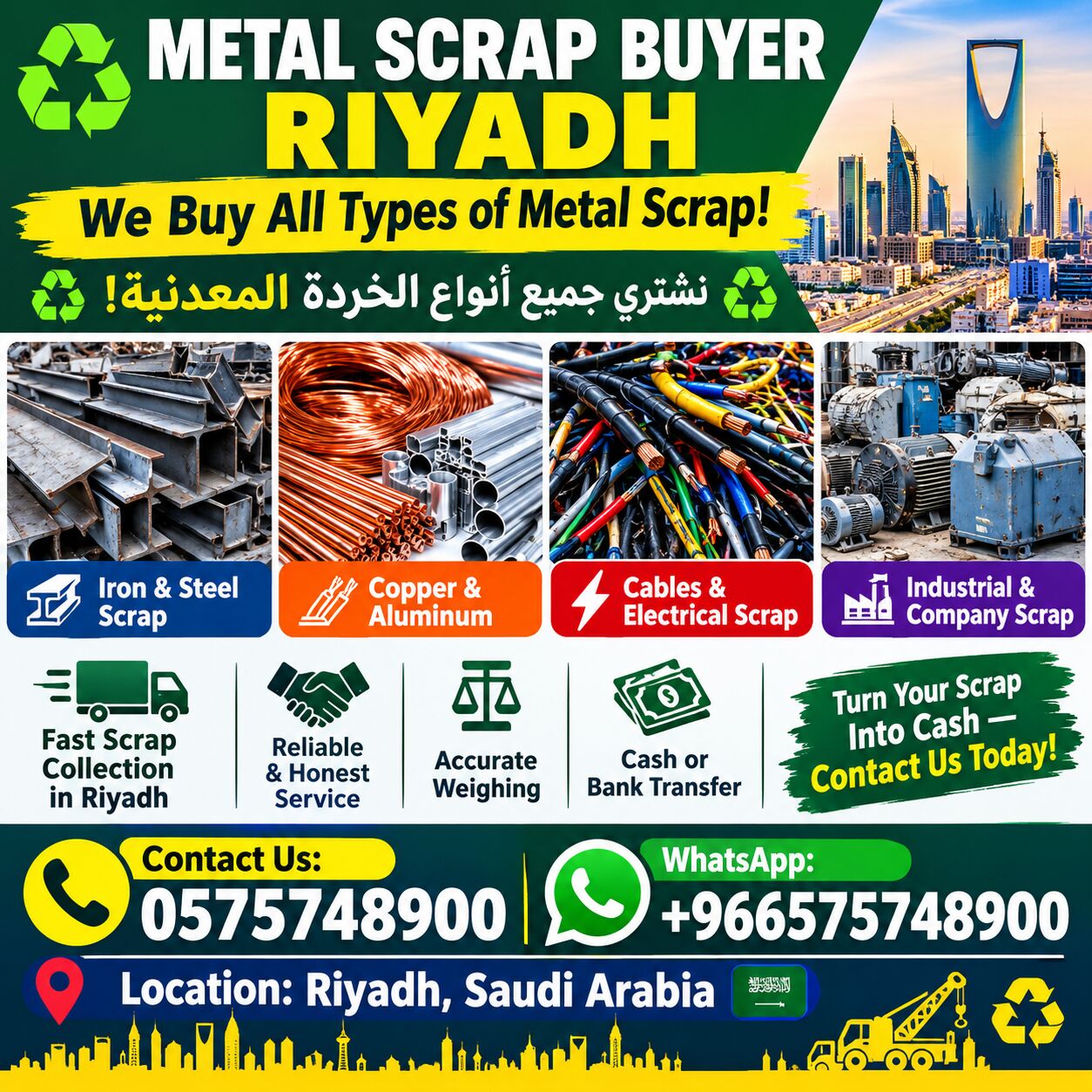 Al-Muzahmiya, Items Wanted, Metal