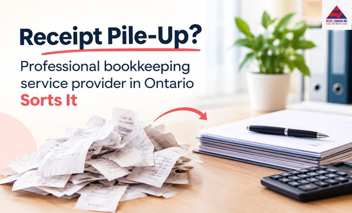 Brampton, Accounting, Receipt Pile-Up? Professional Bookkeeping Service Provider In Ontario Sorts It