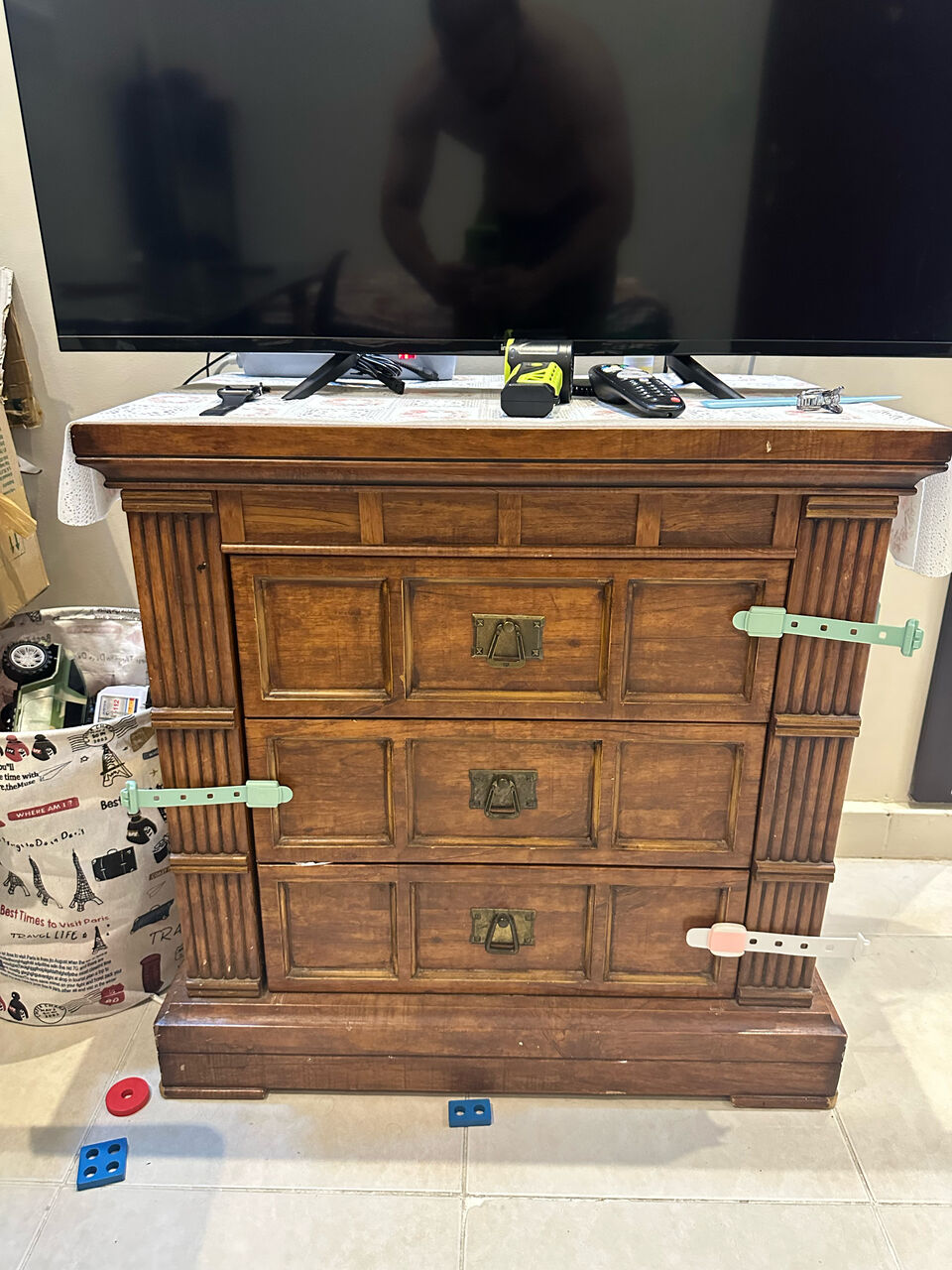 Jubail, Household Items, SAR 60,  Wooden Storage Box For Sale
