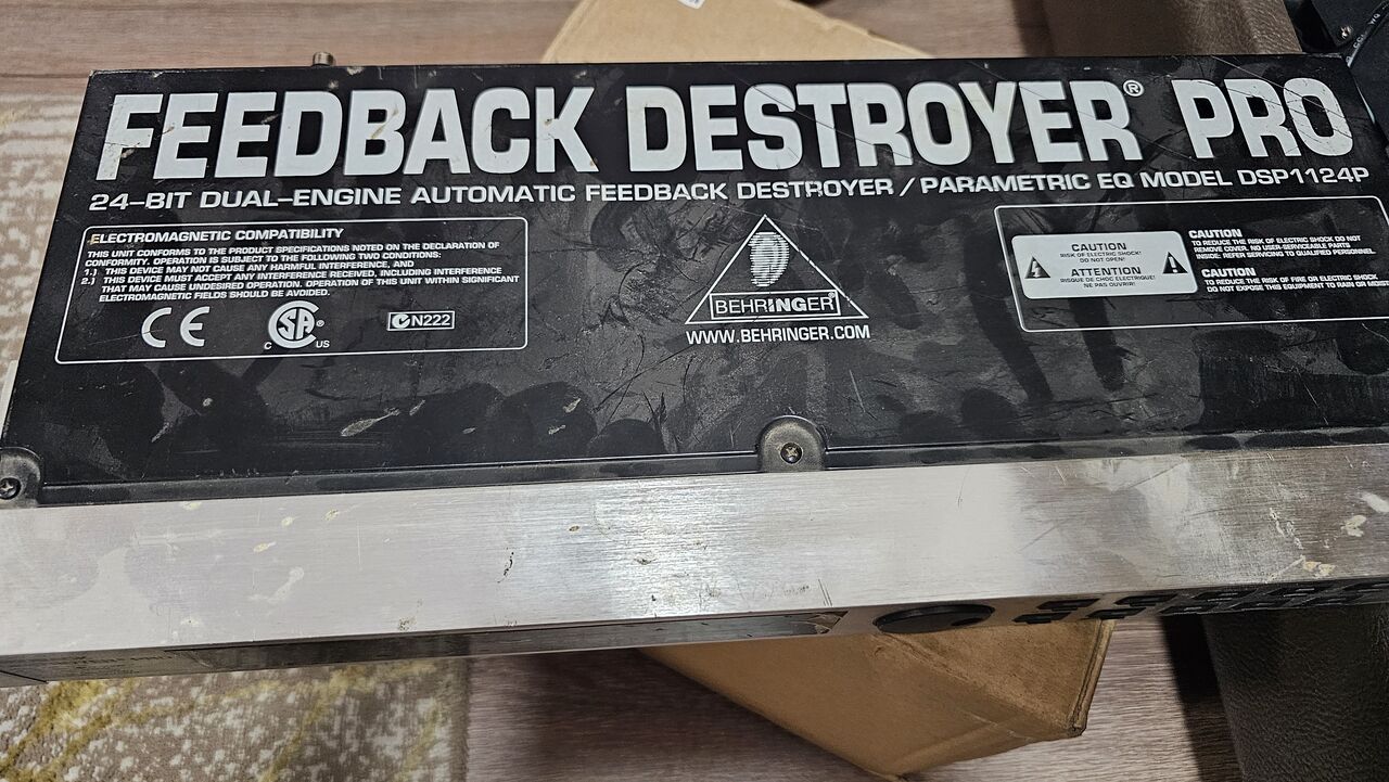 Riyadh, Electronics, SAR 50,  Berihinger Feedback Destroyer 1124P