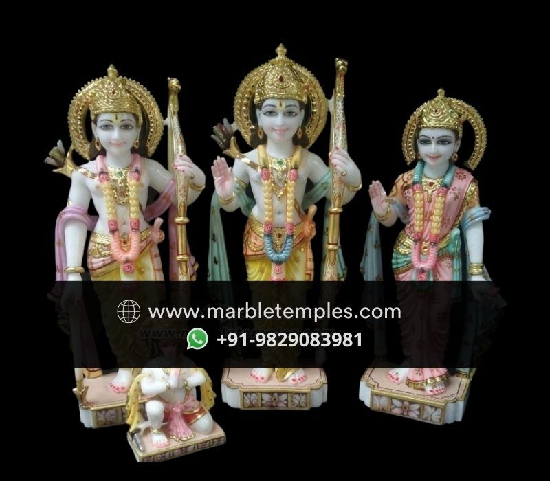 Mumbai, Collectibles, INR 9999,  Buy Ram Darbar Marble Statue For Temple And Home Worship