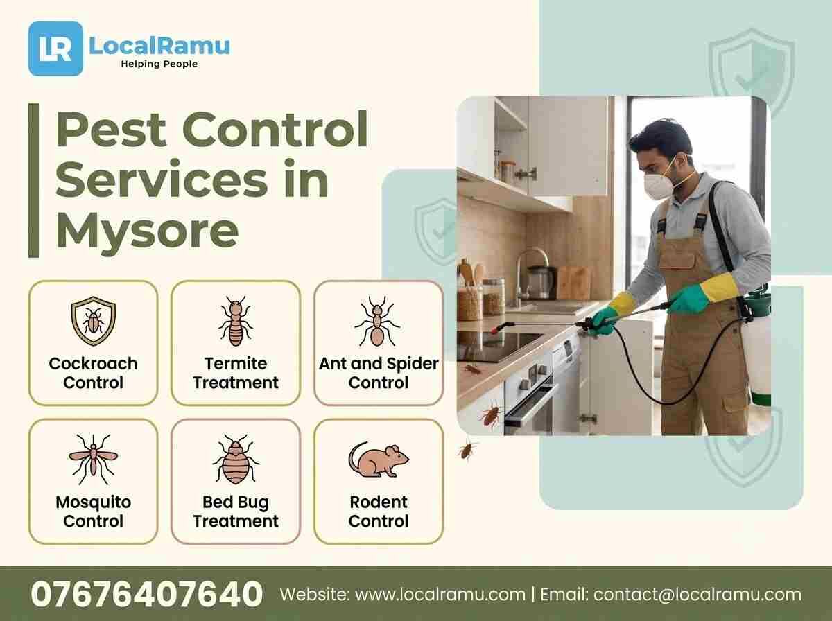Bangalore, Pest Control, Professional Pest Control Service In Mysore By LocalRamu