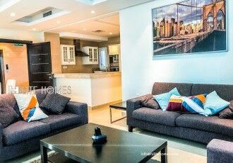 Fintas, Apartments, Flats, Houses & Villas, KWD 600/month,  Furnished,  2 BR,  Sea View Full Floor 2 Bedroom Apartment Furnished , Fintas