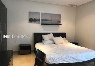 Fintas, Apartments, Flats, Houses & Villas, KWD 600/month,  Furnished,  2 BR,  Sea View Full Floor 2 Bedroom Apartment Furnished , Fintas