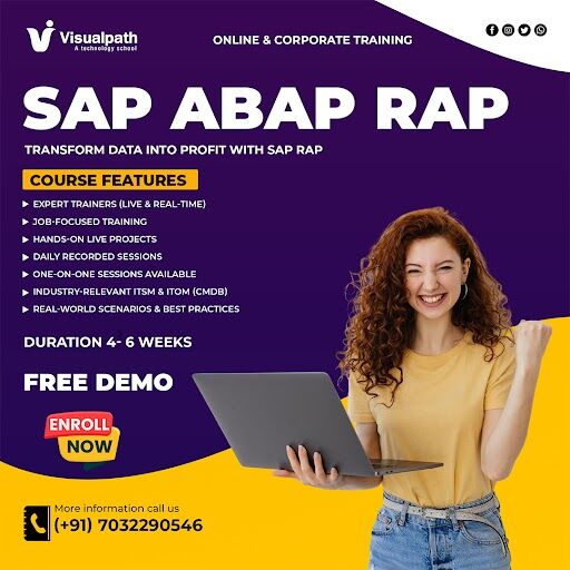 Hyderabad, Lessons Offered, SAP ABAP RAP Course Online With Industry Use Case Training