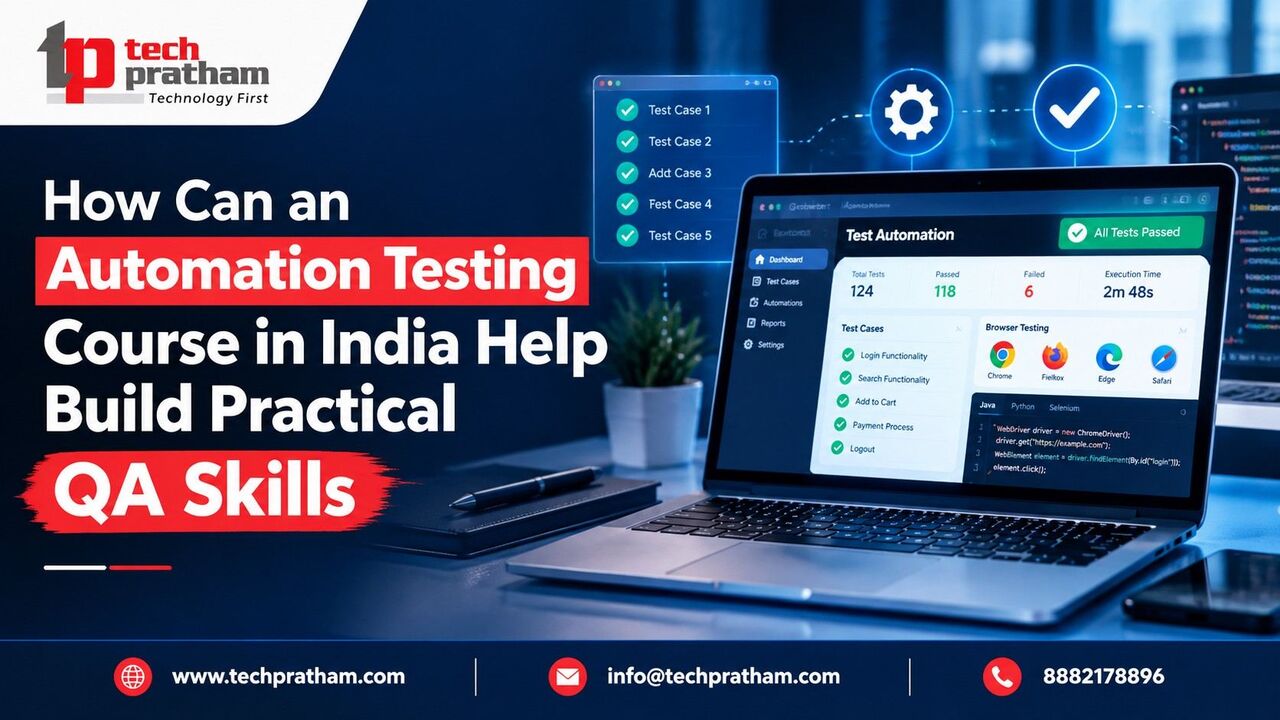 Noida, Education, How Can An Automation Testing Course In India Help Build Practical QA Skills