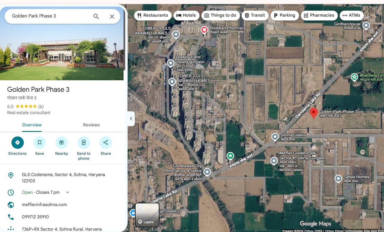 Gurgaon, Residential Plots, INR 21000000,  1143 Sq. Feet,  Residential Plot In Sohna At Golden Park Plot