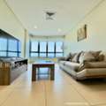 KWD 1150/month,  3 BR,  Three Bedroom Seaview Furnished Duplex For Rent In Salmiya