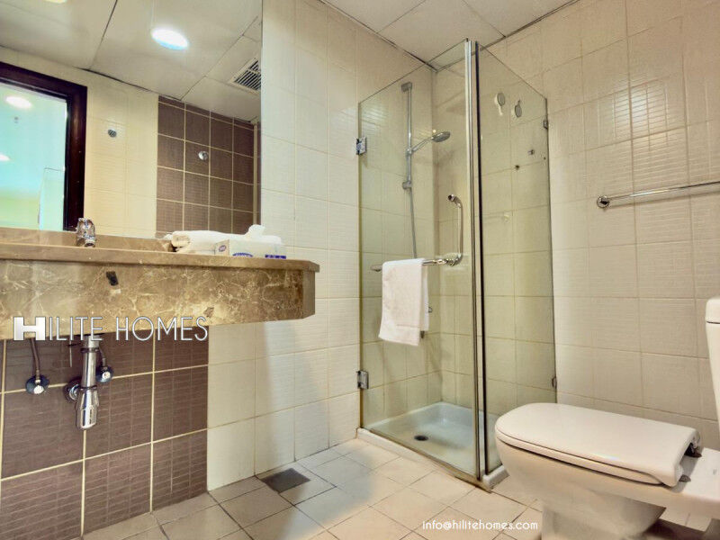 Salmiya, Apartments, Flats, Houses & Villas, KWD 1150/month,  3 BR,  Three Bedroom Seaview Furnished Duplex For Rent In Salmiya