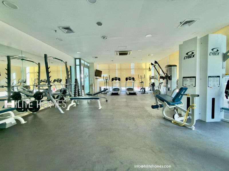 Salmiya, Apartments, Flats, Houses & Villas, KWD 1150/month,  3 BR,  Three Bedroom Seaview Furnished Duplex For Rent In Salmiya